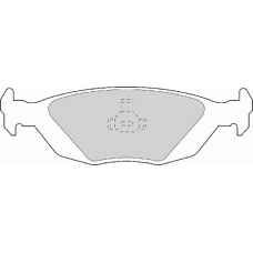 FD6285A NECTO Комплект тормозных колодок, дисковый тормоз
