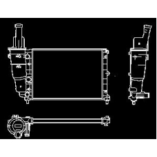 RA0110300 J. DEUS Радиатор, охлаждение двигателя