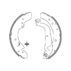 33972 SPIDAN Комплект тормозных колодок