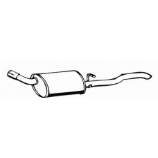 617135 FONOS Глушитель выхлопных газов конечный
