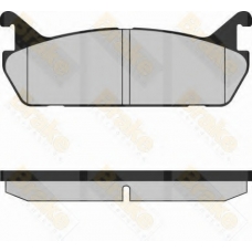 PA764 BRAKE ENGINEERING Комплект тормозных колодок, дисковый тормоз