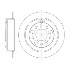 D6923.00 WOKING Тормозной диск