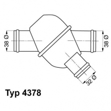 4378.80 WAHLER Термостат, охлаждающая жидкость