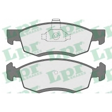 05P1654 LPR Комплект тормозных колодок, дисковый тормоз