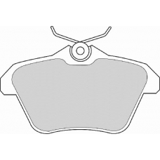 FD6631A NECTO Комплект тормозных колодок, дисковый тормоз