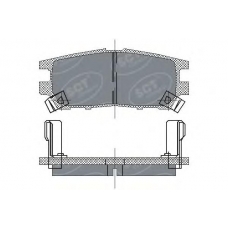 SP 202 SCT Комплект тормозных колодок, дисковый тормоз