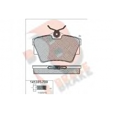 RB1351-700 R BRAKE Комплект тормозных колодок, дисковый тормоз