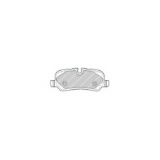 FDB4432 FERODO Комплект тормозных колодок, дисковый тормоз