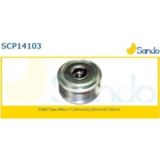 SCP14103 SANDO Ременный шкив, генератор