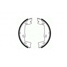 SS 544 SCT Комплект тормозных колодок, стояночная тормозная с