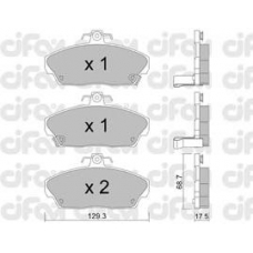822-174-0 CIFAM Комплект тормозных колодок, дисковый тормоз