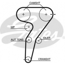 5429XS GATES Ремень ГРМ