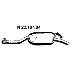 23.184.84 EBERSPACHER Глушитель выхлопных газов конечный
