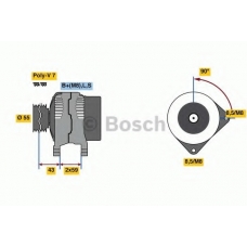 0 986 081 220 BOSCH Генератор