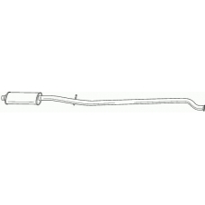 45432 SIGAM Средний глушитель выхлопных газов