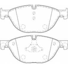 WBP25045A WAGNER LOCKHEED Комплект тормозных колодок, дисковый тормоз