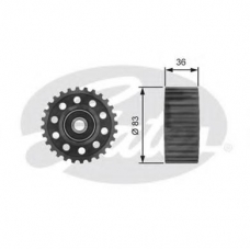 T42100 GATES Паразитный / ведущий ролик, зубчатый ремень