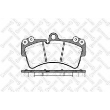 1006 000B-SX STELLOX Комплект тормозных колодок, дисковый тормоз
