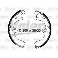 562708 VALEO Комплект тормозных колодок