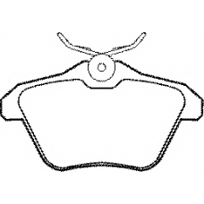BP901 QH Benelux Комплект тормозных колодок, дисковый тормоз