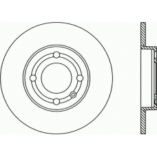 BDR1733.10 OPEN PARTS Тормозной диск