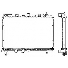 2060170 ORDONEZ Радиатор, охлаждение двигателя