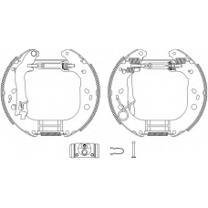 8DB 355 004-871 HELLA Комплект тормозных колодок