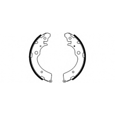 8DB 355 001-481 HELLA Комплект тормозных колодок