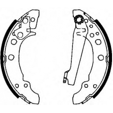BBF629 QUINTON HAZELL Комплект тормозных колодок