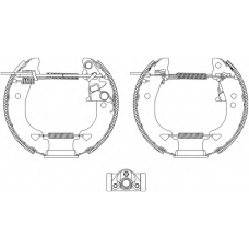 8DB 355 004-331 HELLA Комплект тормозных колодок