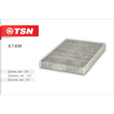 9.7.636 TSN Фильтр салонный (угольный)