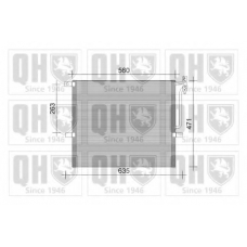 QCN412 QUINTON HAZELL Конденсатор, кондиционер