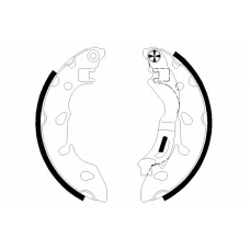 8DB 355 022-211 HELLA PAGID Комплект тормозных колодок
