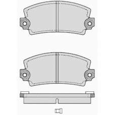 086.3 RAICAM Комплект тормозных колодок, дисковый тормоз
