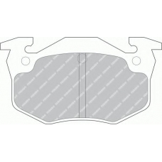 FSL558 FERODO Комплект тормозных колодок, дисковый тормоз