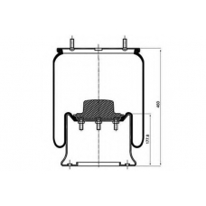 084.197-21A PE Automotive Кожух пневматической рессоры