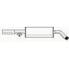 10422 SIGAM Средний глушитель выхлопных газов