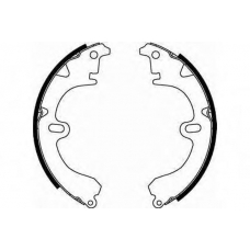 GS8224 TRW Комплект тормозных колодок