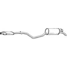 287-871 BOSAL Глушитель выхлопных газов конечный