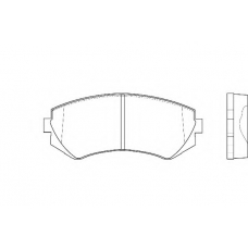 WBP23502A WAGNER LOCKHEED Комплект тормозных колодок, дисковый тормоз