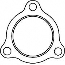 83 33 7355 HJS Прокладка, труба выхлопного газа