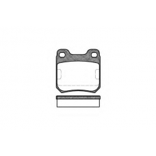 P3393.00 WOKING Комплект тормозных колодок, дисковый тормоз