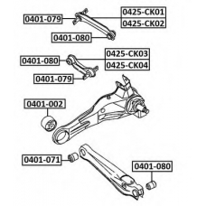 0401-079 ASVA Подвеска, рычаг независимой подвески колеса