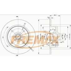 BD-3170 FREMAX Тормозной диск