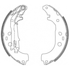 BSA2115.00 OPEN PARTS Комплект тормозных колодок