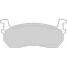 FD891N NECTO Комплект тормозных колодок, дисковый тормоз