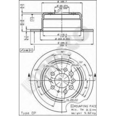 BS 7067 BRECO Тормозной диск