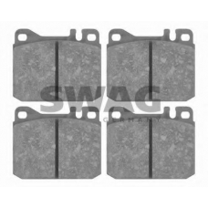 10 91 6057 SWAG Комплект тормозных колодок, дисковый тормоз