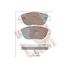 RB1809 R BRAKE Комплект тормозных колодок, дисковый тормоз