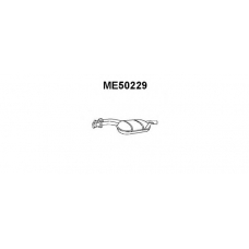 ME50229 VENEPORTE Средний глушитель выхлопных газов